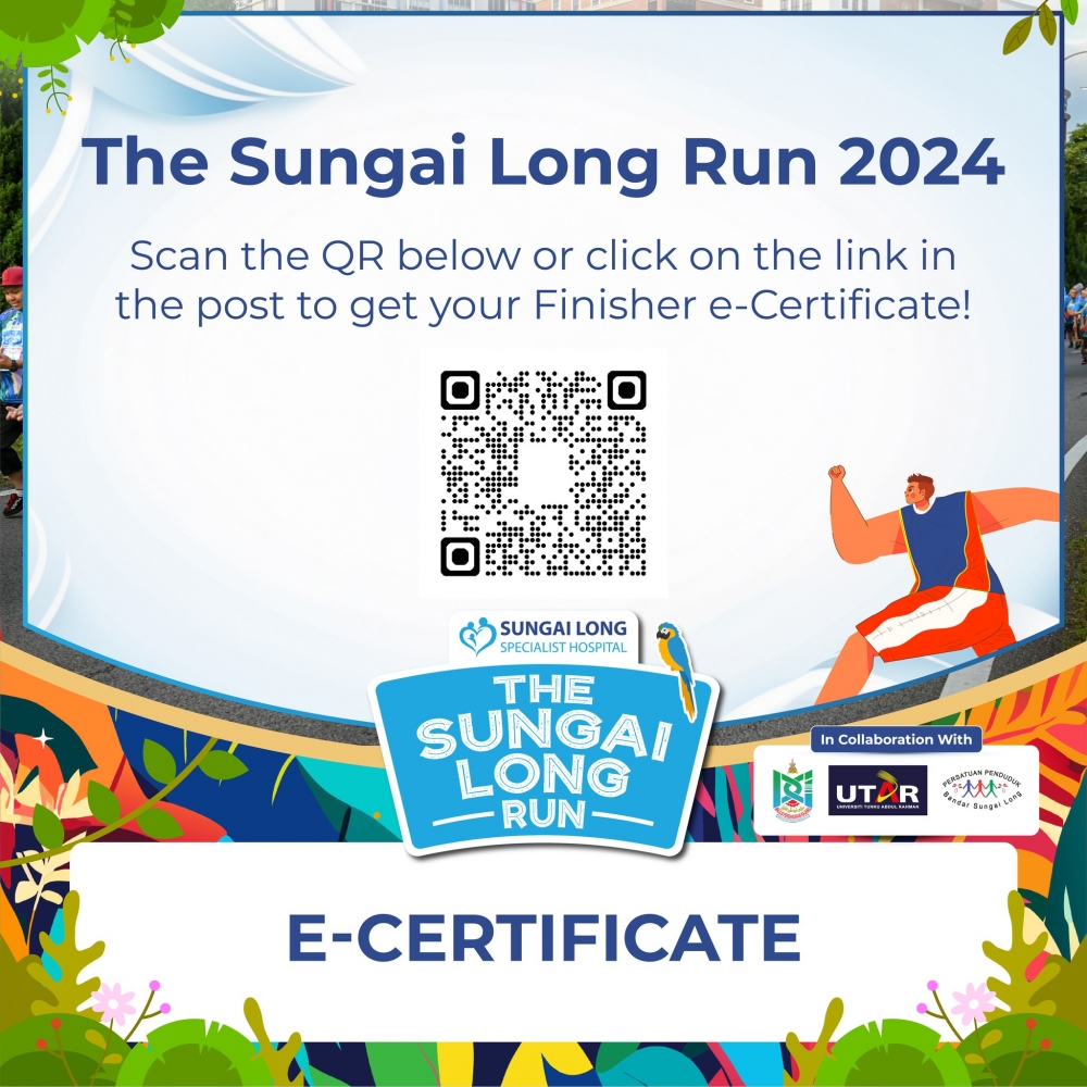 The Sungai Long Run 2024 -<br/> E-Certificate