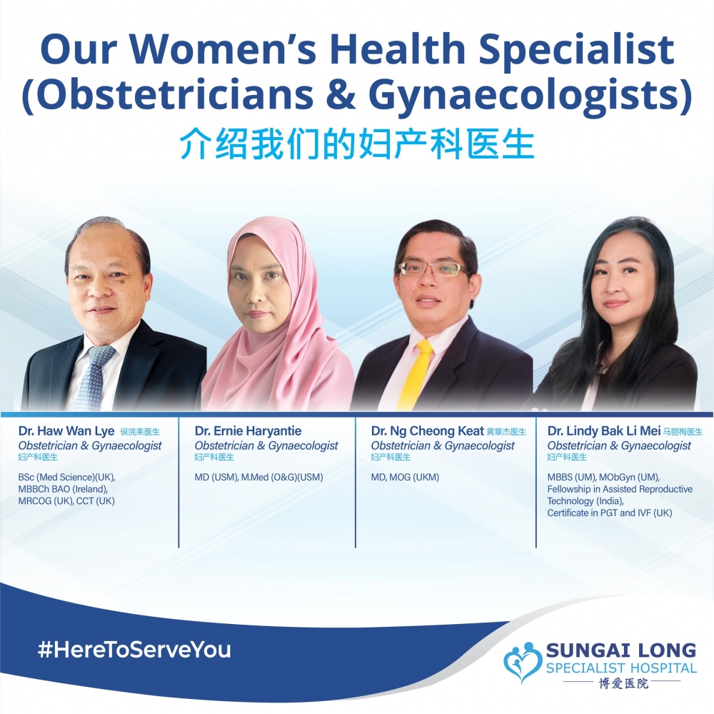 Our Women's Health Specialist (Obstetricians & Gynaecologists)