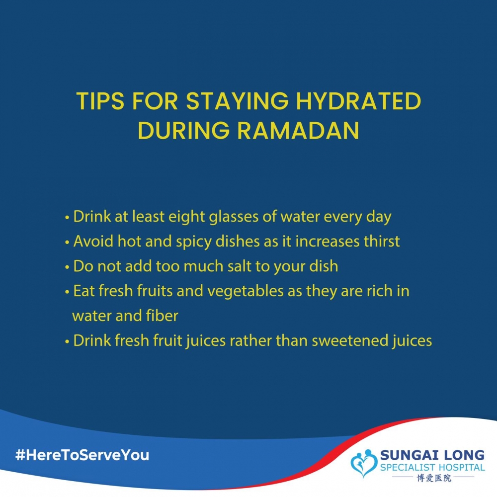 Stay Hydrated During Ramadan