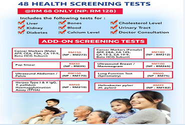 48 Health Screen with AddOn Tests