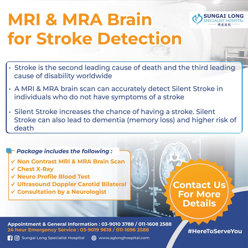 MRI & MRA Brain for Stroke Detection